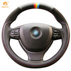 Suede Steering Wheel Cover for BMW F10 520i 528i 730Li 740Li 750Li #BM109