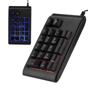 Kabelgebundene Zifferntastatur USB-Kabel 19-Tasten-Nummernblock Mechanisches ... - Bild 1 von 7
