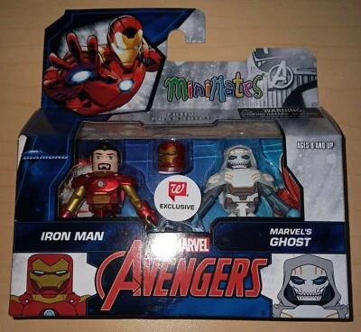 Minimates ¡EXCLUSIVO DE MARVEL! "IRON MAN Y FANTASMA DE MARVEL" Foto 1 de 2