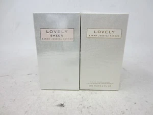 New Set Of 2 Sarah Jessica Parker Lovely & Lovely Sheer Eau De Parfum 3.4 fl oz - Picture 1 of 12