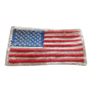 Embroidered USA Flag Shoulder Patch Left Arm 9x5 United States US American Rare - Picture 1 of 7