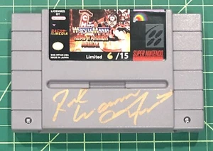 WWF Wrestlemania SNES "Autographed Road Warrior Animal" Limited Edition #6/15 - Bild 1 von 5