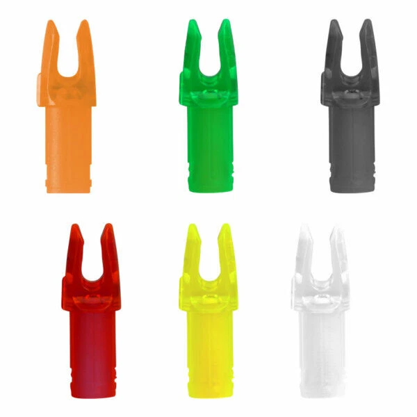 Easton 831045 MicroLite Super Orange 6.5mm 7.5 Grain Arrow Nocks (12 Pack)