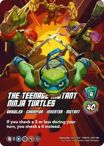 1X-The Teenage Mutant Ninja Turtles (Alternate Art) (209) - Foil-TMNT01-Teenage - Picture 1 of 1