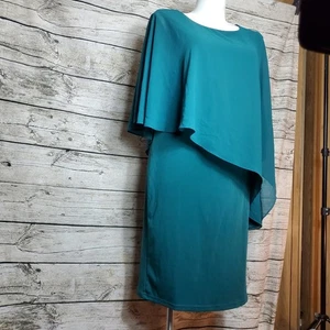 Hanna Nicole Hermoso Vestido Midi Azul Talla 16W Nuevo Con Etiquetas  - Imagen 1 de 8