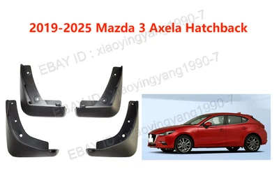 Mudguards Mud Flaps Splash Guard Protector For 2019-2025 Mazda 3 Hatchback - Image 1 of 2