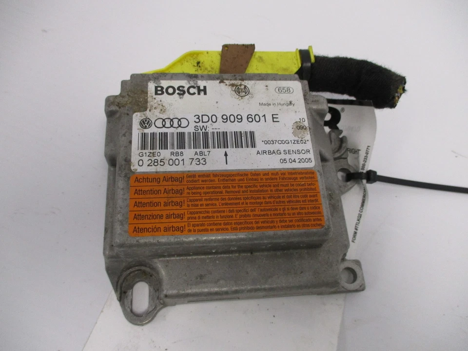 2004 2005 Porsche Cayenne módulo de controle de airbag ID 3D0909601E FABRICANTE DE EQUIPAMENTO ORIGINAL - Imagem 1 de 3