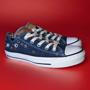 Zapatillas de mezclilla Converse All-Star Chuck Taylor con ojales de metal para mujer 5’s - Imagen 1 de 12
