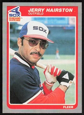 1985 Fleer #515 Jerry Hairston   - FREE SHIPPING - Image 1 of 2