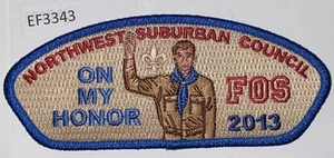Boy Scout CSP Northwest Suburban Council 2013 FOS - Picture 1 of 1
