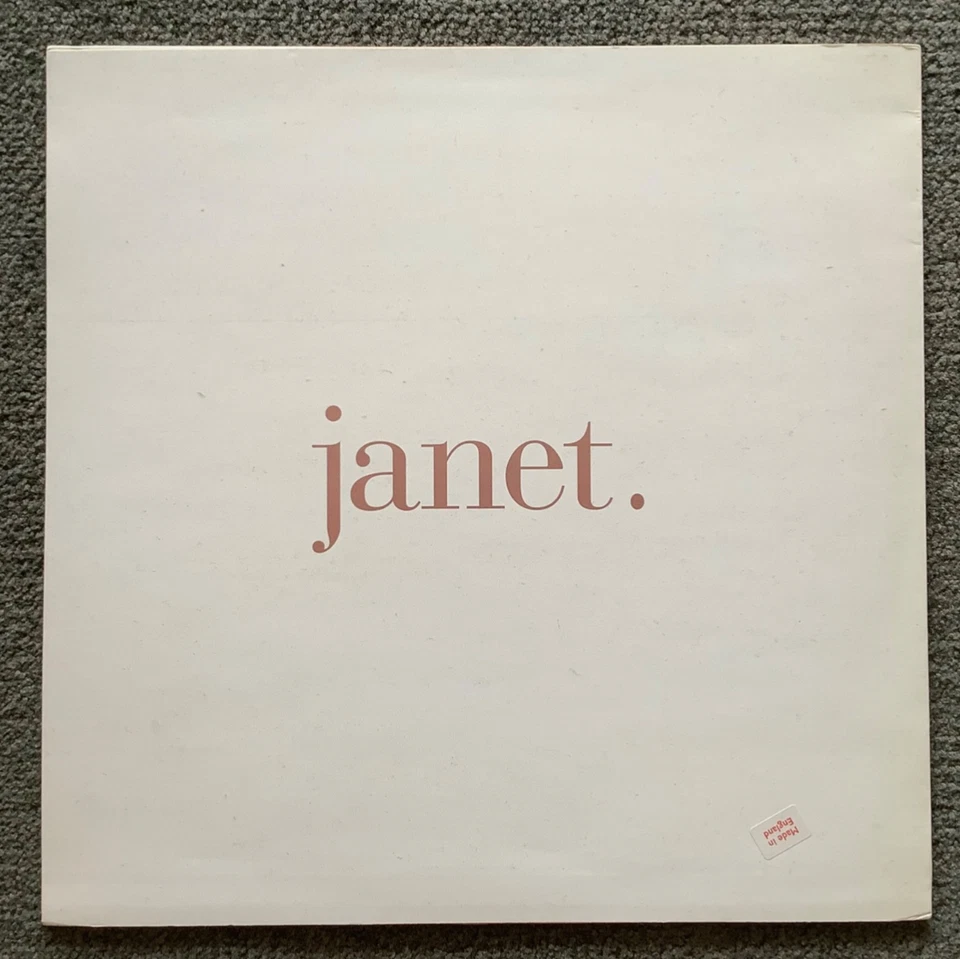 Vinyl 12" Janet Jackson 1st UK Inner That's The Way Love Goes 1993 Near Mint LP - Image 1 of 4
