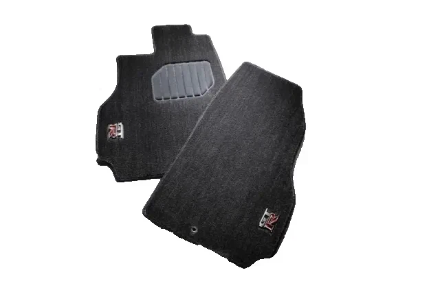 2009-2021 Nissan GT-R GTR Black Carpeted Floor Mats Set of 2 GENUINE OEM NEW Foto 1 de 1