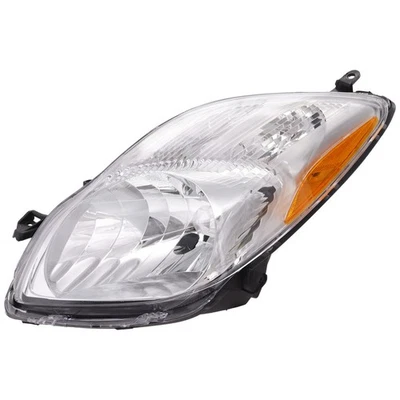 Farol de halogênio para 2009-2011 Toyota Yaris Hatchback lente esquerda transparente - Imagem 1 de 4