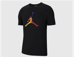 Nike Herren Air Jordan DNA Jumpman T-Shirt SS Crew Neck Schwarz Gr. XL Baumwolle Neu - Bild 1 von 8