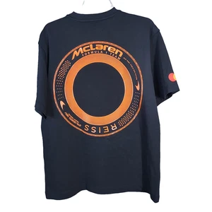 Reiss X McLaren Formula 1 Black T Shirt Small F1 Racing Team Raised Graphic - Picture 1 of 12