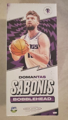 NBA Domantas Sabonis Limited Edition Sacramento Kings Bobblehead. New in box Cover