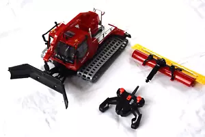 RC Pistenbully 600 Pistenraupe Licht Kran Schiebeschild Glätter Raupe Dickie - Bild 1 von 9
