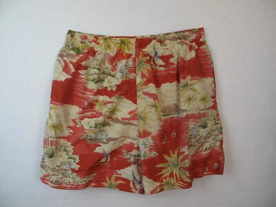 Lands End Shorts Mens Large 36-38 Swim Trunks Hoffman Fabrics Floral - Image 1 of 4
