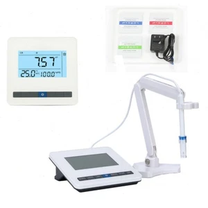 Benchtop PH Meter with PH Buffer Powder 3 Point Calibration PH Range -2.00~18.00 - Picture 1 of 21
