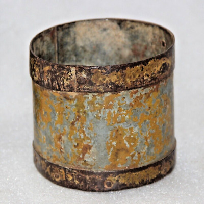 Antique Iron Grain Measurement Pot Paili Original Old Hand Crafted 13264 • 35€