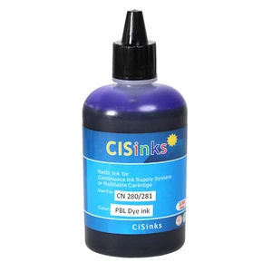 100 ml Photo Blue Barwnik Wkład luzem Atrament kompatybilny z Canon Pixma TS9120 TS8120 - Zdjęcie 1 z 12