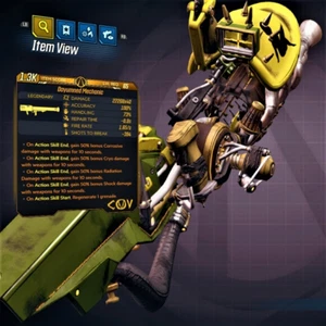 (XBOX) Borderlands 3 ❗ MODIFIÉ ❗ mécanicien d'un jour tire sur de gros pneus gras ♾️MUNITIONS - Photo 1/3
