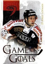 2016-17 Finnish Cardset A Game of Goals #4 Jesper Piitulainen