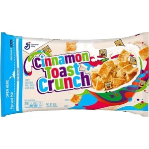 Cinnamon Toast Crunch Breakfast Cereal Crispy Cinnamon Cereal Value Bag 32 oz - Picture 1 of 2