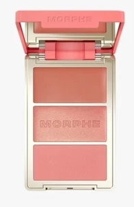 Morphe Cheek Thrills Multi Finish Face BLUSH Trio BEACH BONFIRE, NEW FULL SIZE - Picture 1 of 8