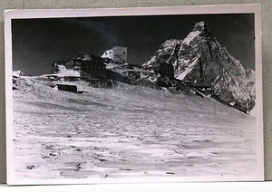 CERVINIA - Villaggio italo-svizzero di Pian Rosà (m.3500) [grande, b/n, viagg.] - Picture 1 of 1