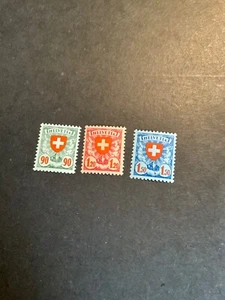 Switzerland Stamp #200b-202b never hinged - Picture 1 of 1
