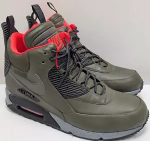 NIKE AIR MAX 90 SNEAKERBOOT DARK LODEN UK10.5 US11.5 EU45.5 684714 300 KN092 - Foto 1 di 9