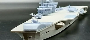 HMS Hermes Falklands (R12) 1/700 aircraft carrier waterline model ship kit  - Picture 1 of 12