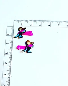 Handmade Hair Bows - Disney - Frozen - Hair Clips #18 Anna - Picture 1 of 1