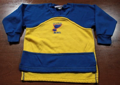 Sudadera vintage de los 90 St. Louis Blues juvenil talla 6 camisa de hockey de la NHL Foto 1 de 3