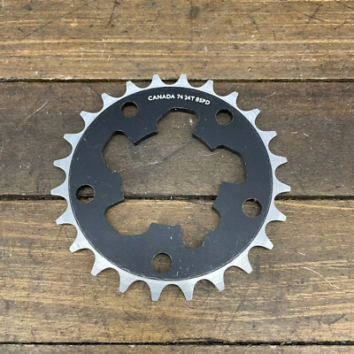 Plato Race Face vintage 24 dientes 24t 74 BCD Canadá Raceface Granny 8s 8 velocidades Foto 1 de 4