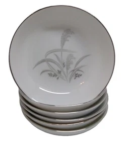 6er Set Wentworth China Silberweizen 5,5 Zoll Dessertschalen 7514 Japan Eterna Shape - Bild 1 von 7