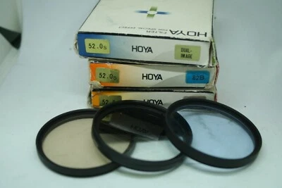 HOYO   OPTICAL  FILTER  FILTER   high quality    52mm ,82B, DUAL-IMAGE,81B, - Image 1 of 4