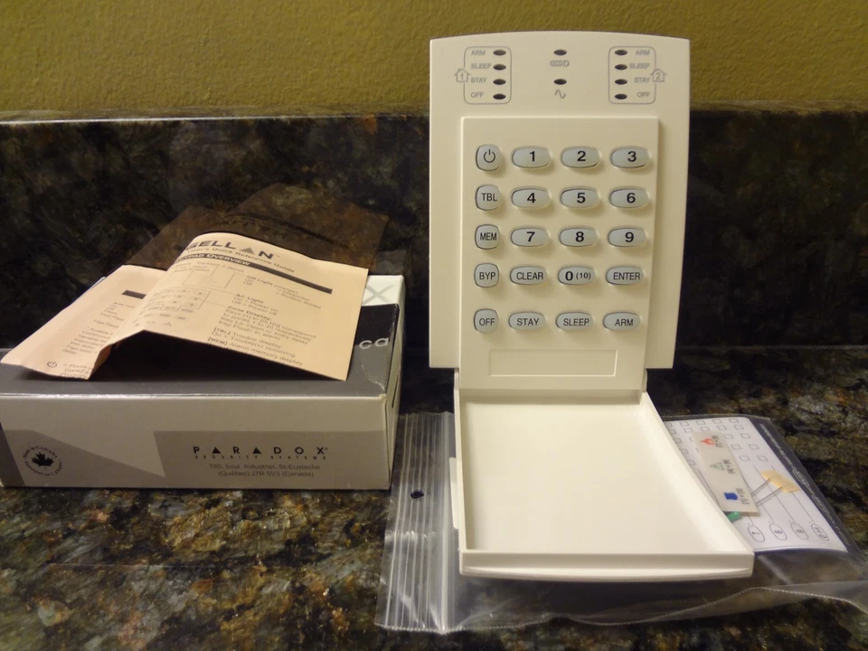 BRAND NEW Paradox K10V 10-Zone Hardwired LED Keypad Module (Vertical) English - Image 1 of 1