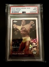 Psa 9 Hulk Hogan 2015 WWE Topps Chrome Refractor