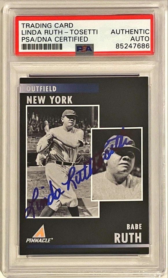 2023 Panini Chronicles Babe Ruth Linda Ruth Tosetti Signed Auto Card #24 PSA DNA - Image 1 of 1
