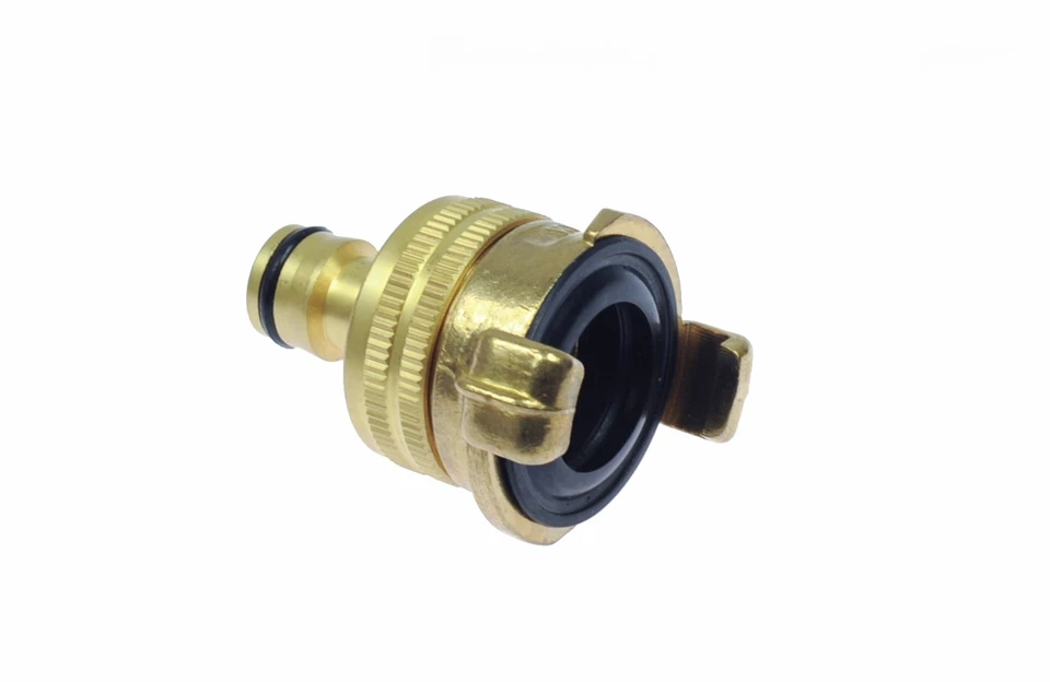 Übergangsstück GK auf Stecker kompatibel Gardena/GEKA Gartenkupplung Messing