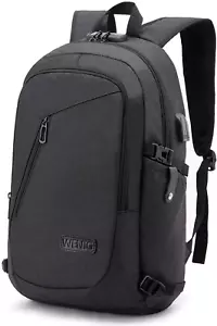 Anti-Theft Travel Laptop Backpack with USB Charging Port Lock,Water Resistant Sl - Picture 1 of 12