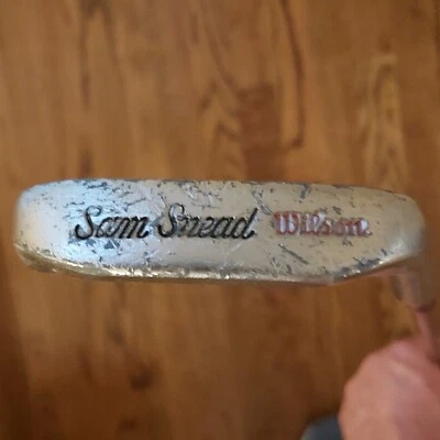 Vintage Wilson Sam Snead Golf Putter - RH - Original Shaft/Leather Grip - Image 1 of 4