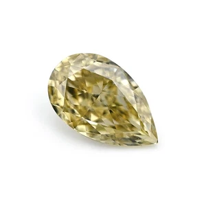 0.50 Ct Natural Fancy Color Yellow Diamond Pear Shape GIA Certified Jewelry Rare - Picture 1 of 7