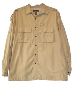 Herren NEU XL hellbraun Jagd Angeln Sport Langarm Hemd von Fieldgear - Bild 1 von 5