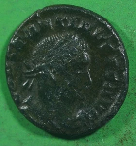 Roman Imperial ae18 Bronze Follis Coin of Constantine I SOL @0722 - Picture 1 of 2