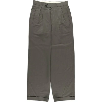 Vintage 1990'S Giorgio Armani MANI two-pleat wool pants made in Italy size W... - Image 1 of 4