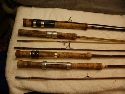 Vintage  spin/fly  fishing rods As IS Parts Or Repair Check Photos For Condition - Image 1 of 4