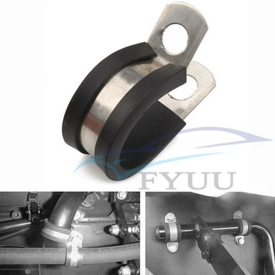 40 Pcs 1"Rubber Cushioned Insulated Cable Clamp Set For Wiring Rack Restoration - Image 1 of 4